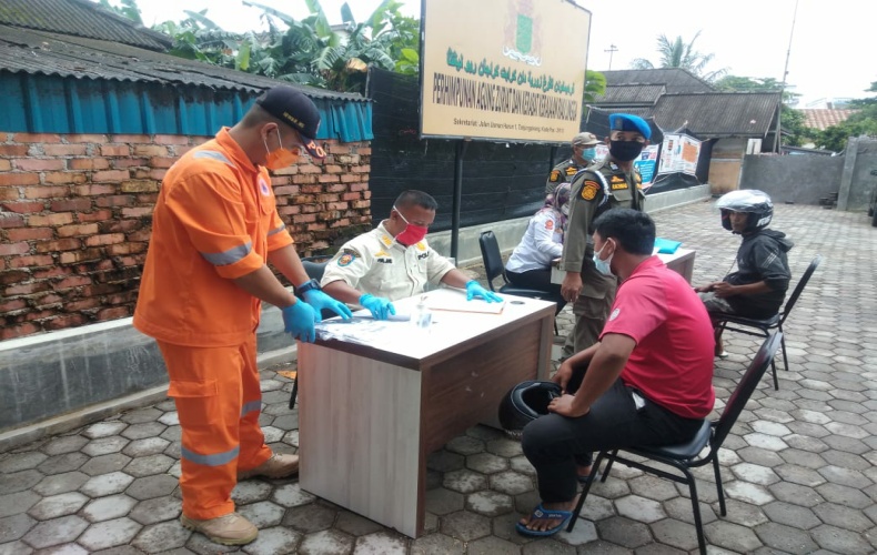 125 Warga Tanjungpinang Terjaring Razia Penerapan Disiplin Pengunaan Masker