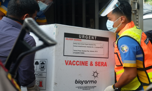 Vaksin Tiba di Tanjungpinang